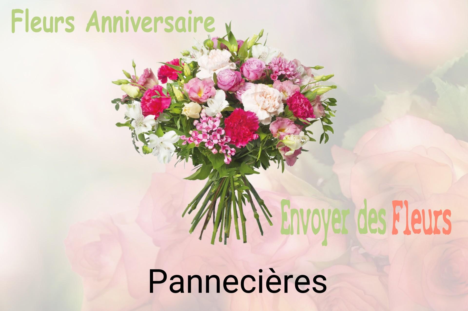 Bouquet de fleurs d’anniversaire livré à Pannecières